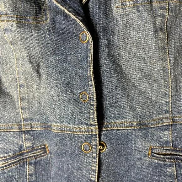 LOFT Classic Blue Jean Jacket - Picture 6 of 8